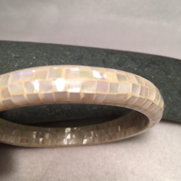 Shell Mosaic Bangle - Picture 4 of 6